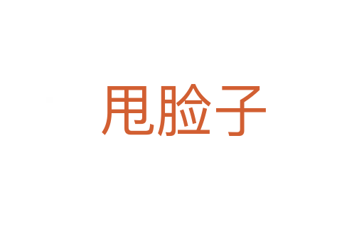 甩脸子