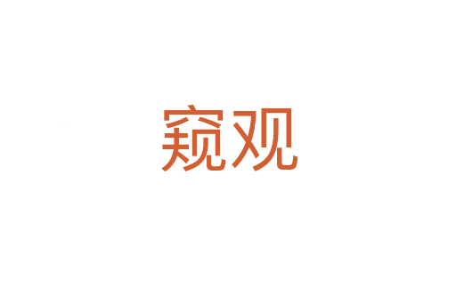 窥观