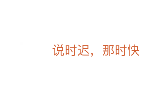 说时迟,那时快