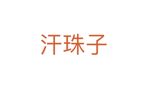 汗珠子