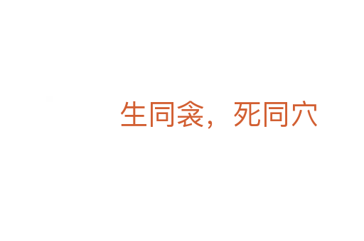 生同衾,死同穴