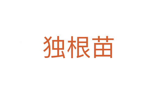独根苗