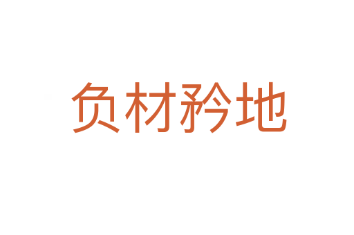 负材矜地